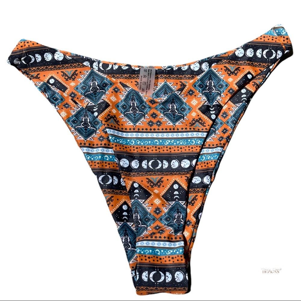 SHEIN Boho Ring Bikini Bottoms Size Medium